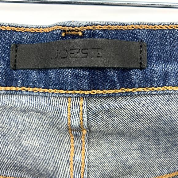 Joe's Jeans Cut Off Hem Shorts Mens Size 33 Medium Wash Blue Stretch Denim - Picture 6 of 7